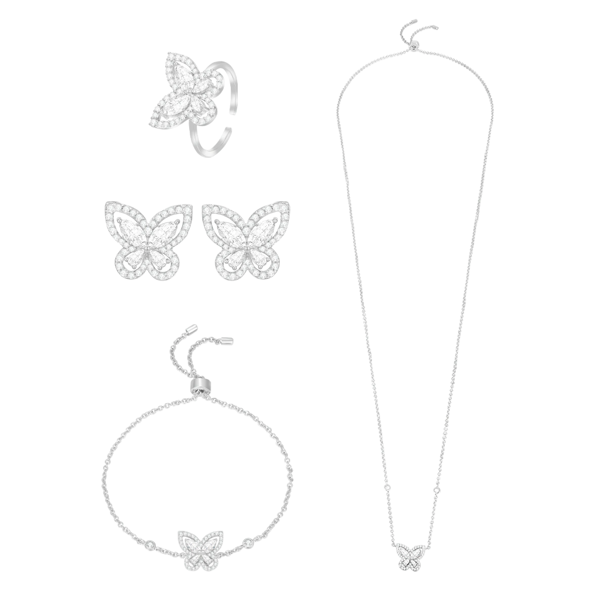 Butterfly / Set Silver