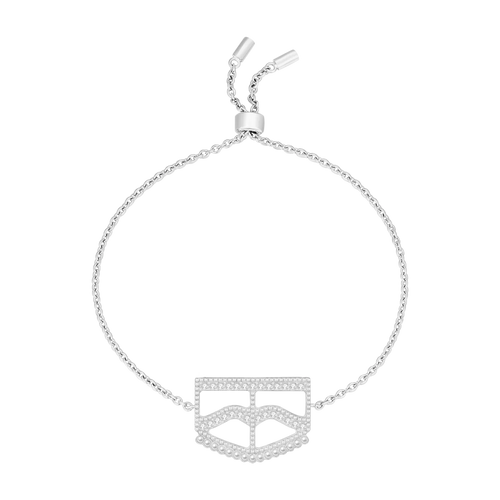 برقع / سوار باللون الفضي