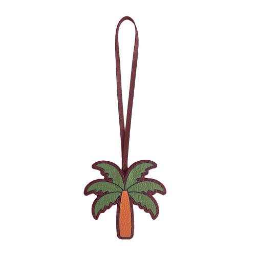 Leather Charm / Palm Tree