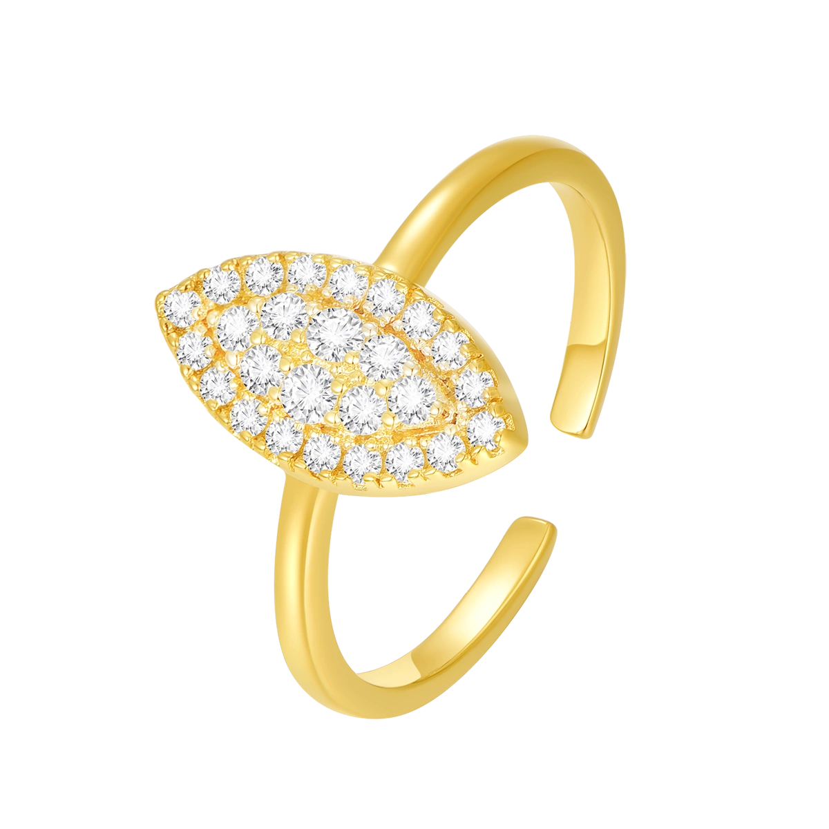 Daisy Leaf / Ring Gold