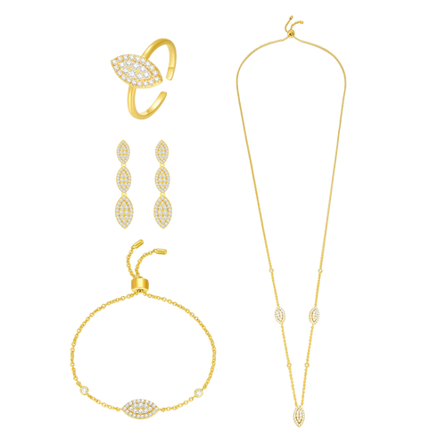 ديزي ليف / طقم باللون الذهبي