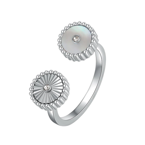 Kanz / Ring Pearl Silver