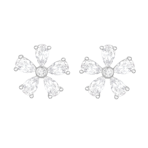 Daisy Flower / Earrings Silver