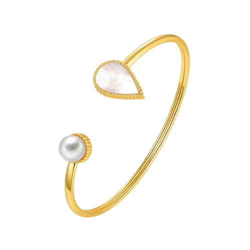Drop / Bangle Pearl Gold