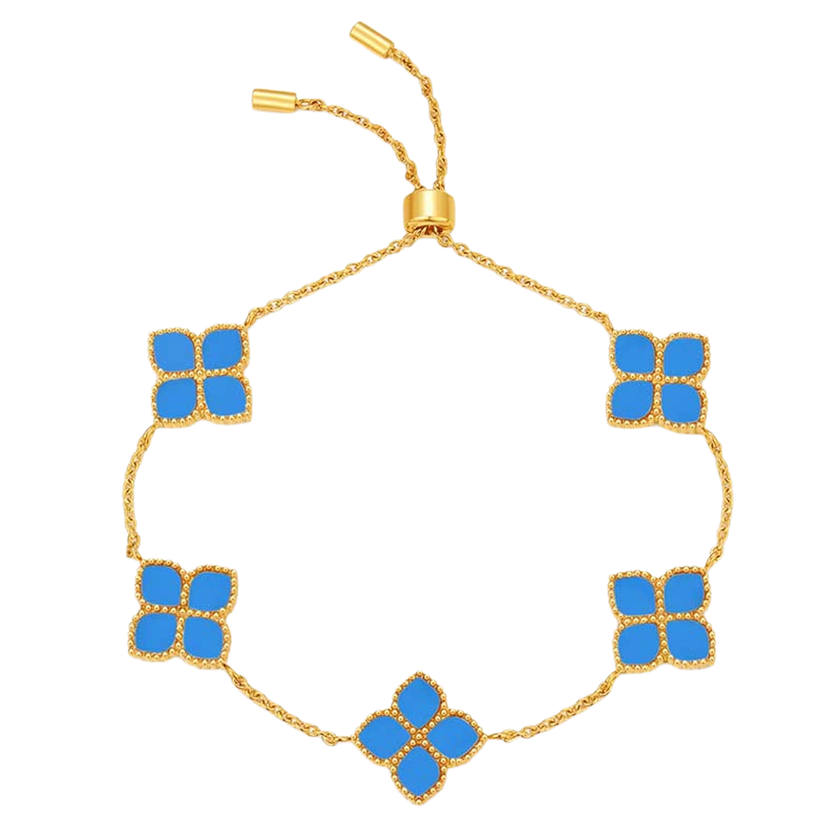 Joory / Bracelet Teal Gold