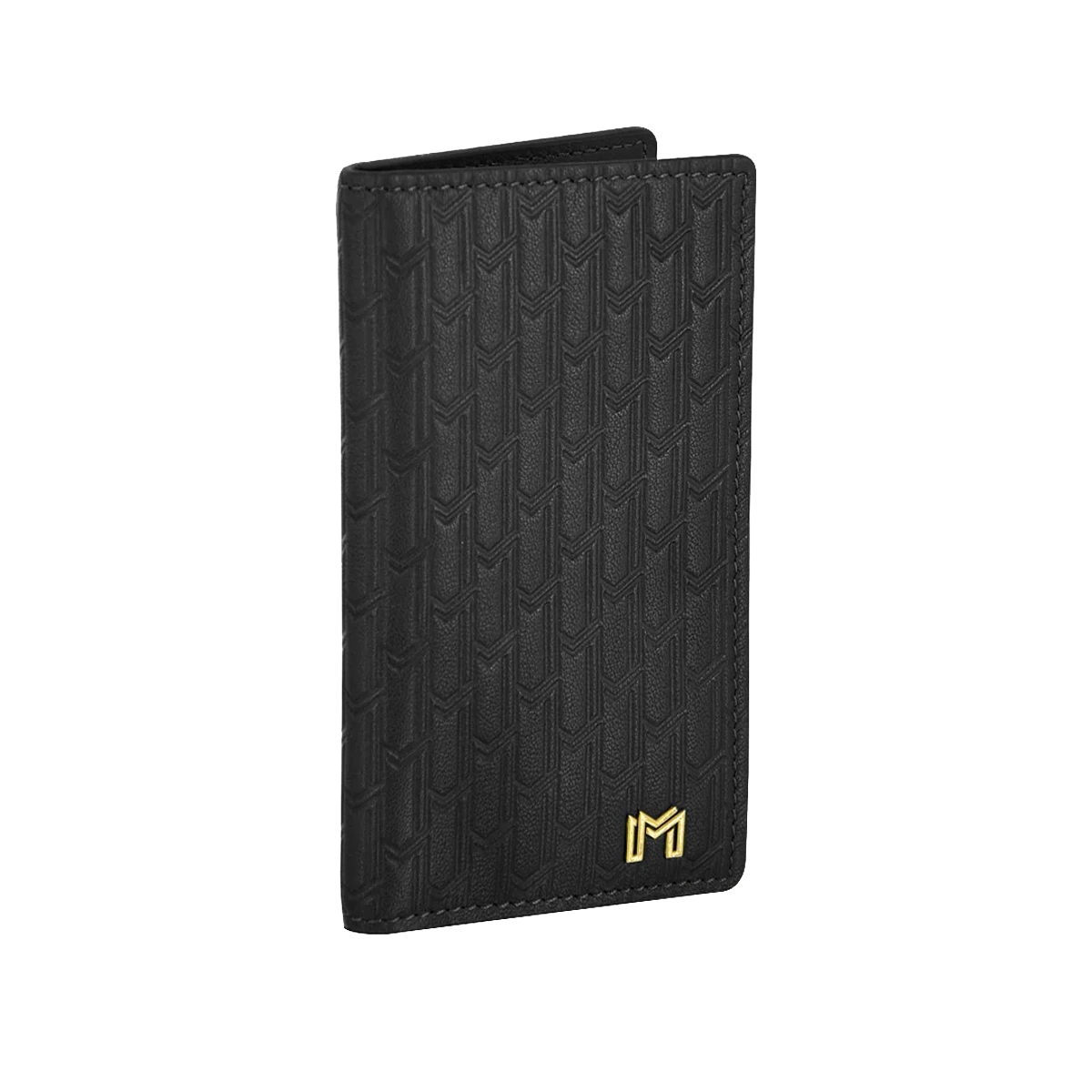 Italian Calfskin Leather Black / Gold