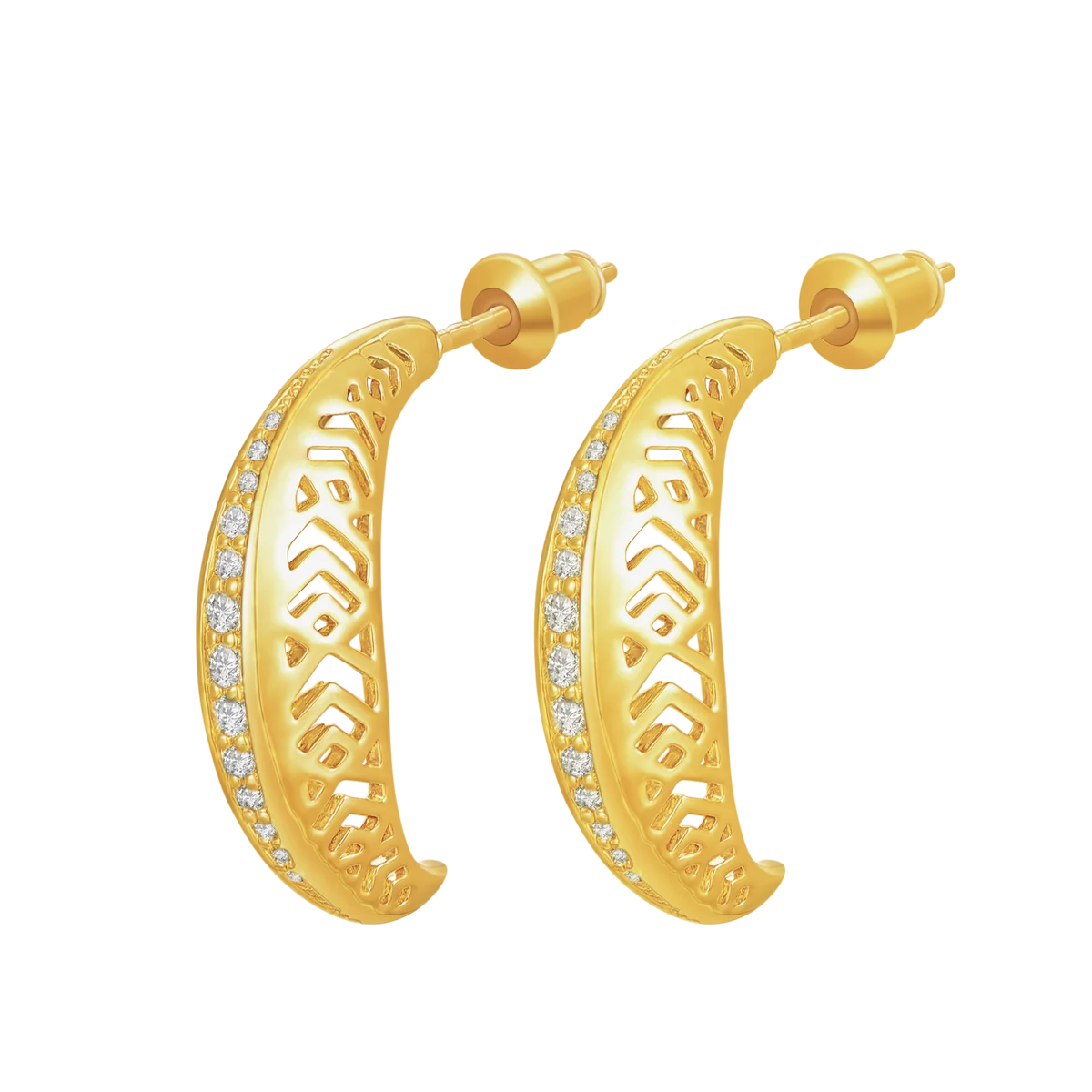 ليف / أقراط باللون الذهبي