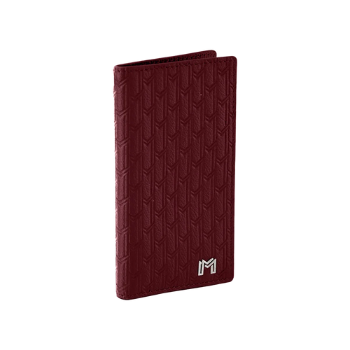 جلد الجمل بورغندي / فضي