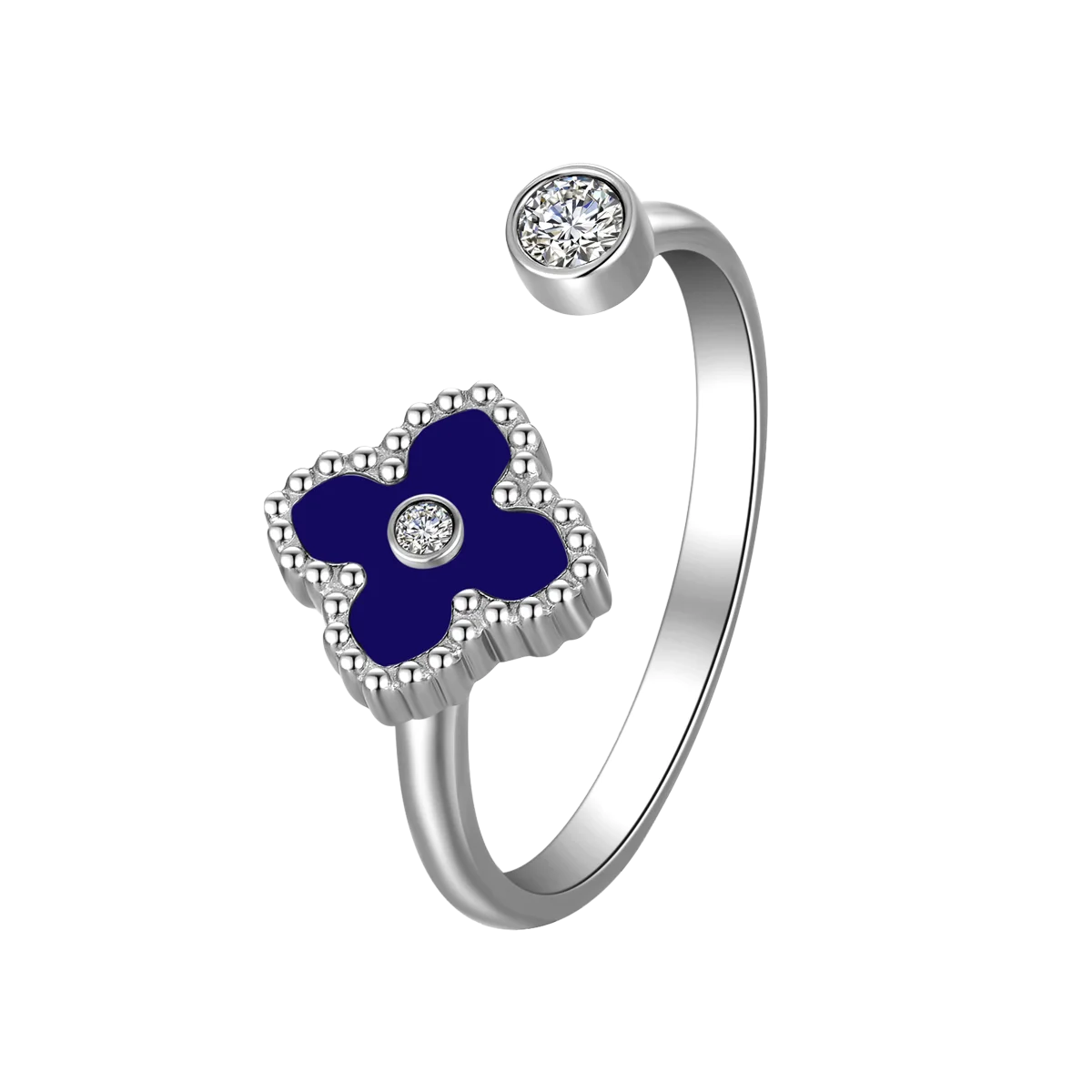 ميني جوري / خاتم أزرق و فضي