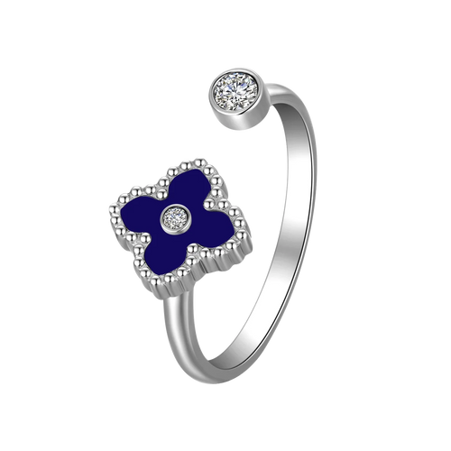 Mini Joory / Ring Blue Silver