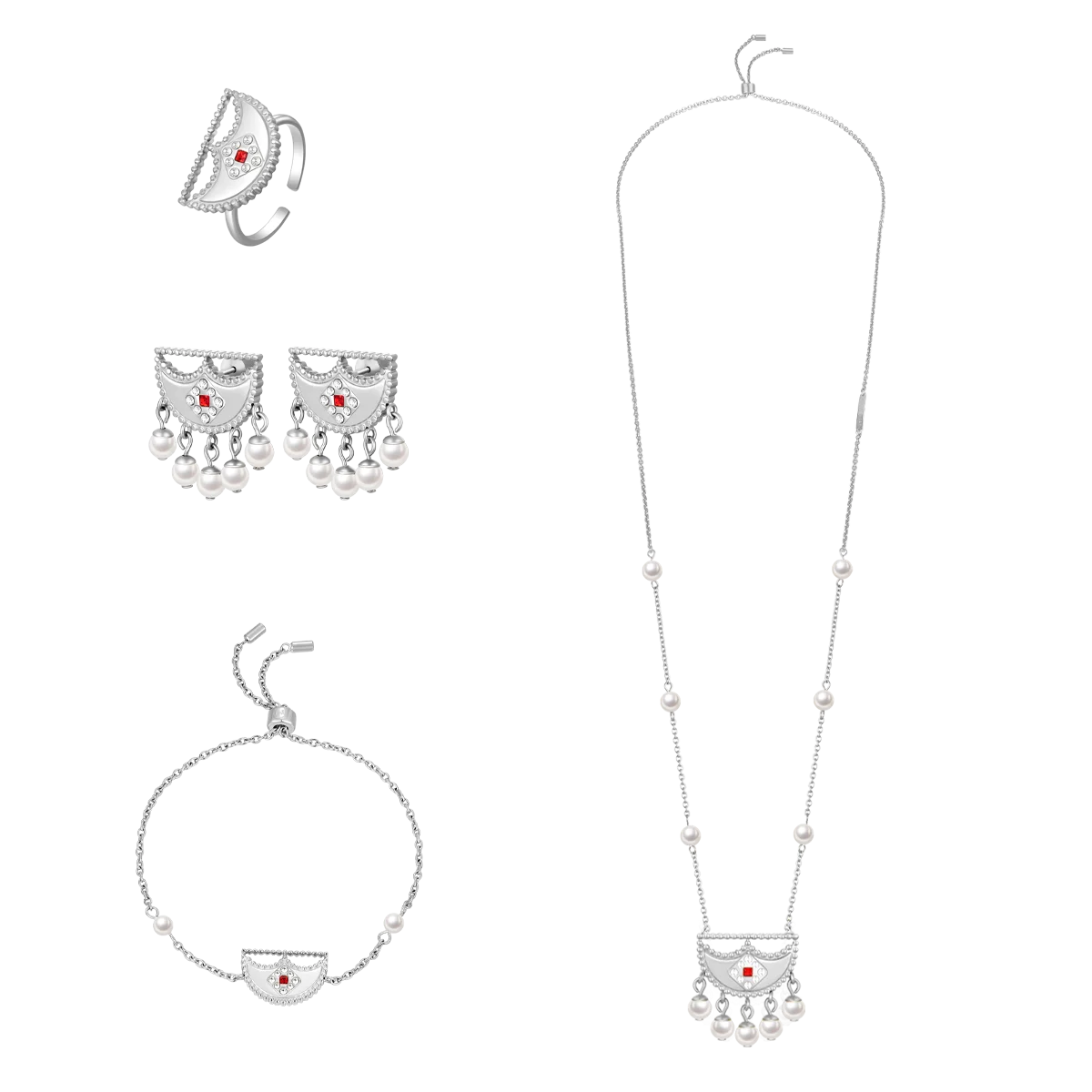 Shnaf / Set Pearl Silver