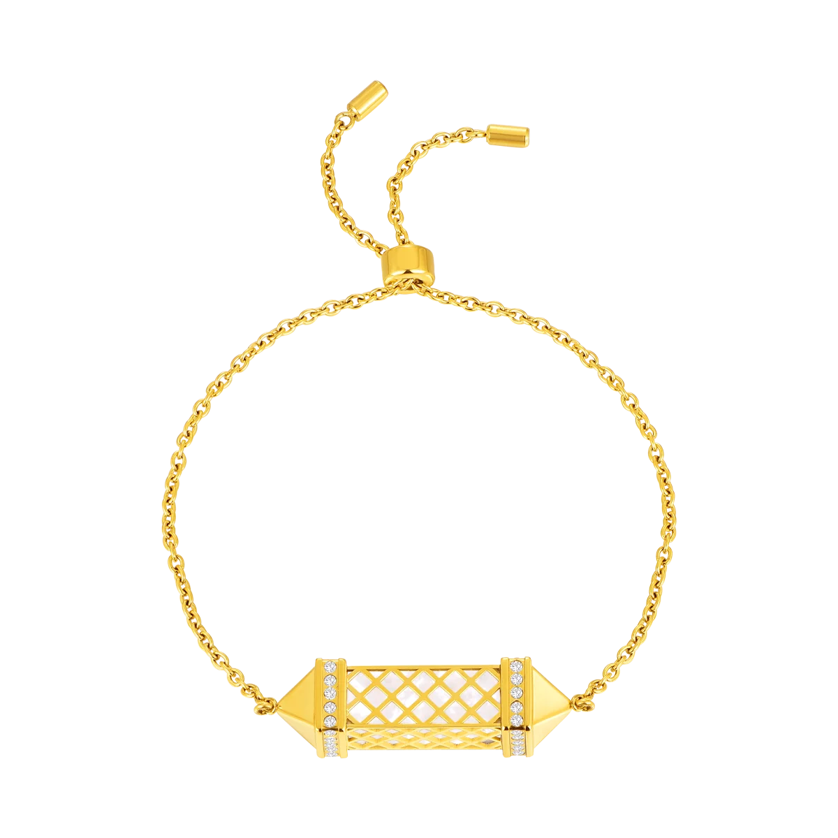 Tassel / Bracelet Pearl Gold