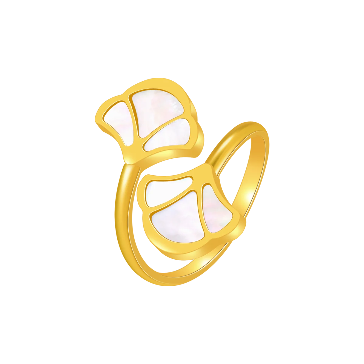 Tulip / Ring Pearl Gold