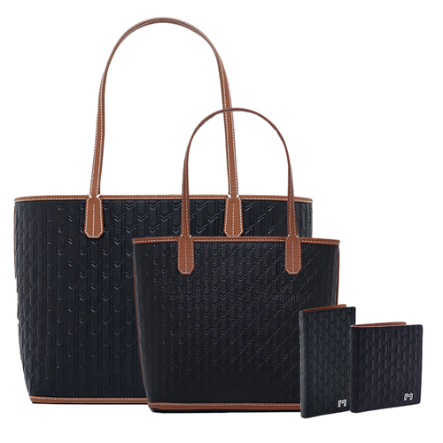 ترافل توت /أسود مع تان