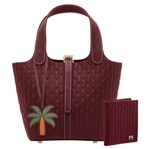 شنطة اليد اليازية / بورغندي