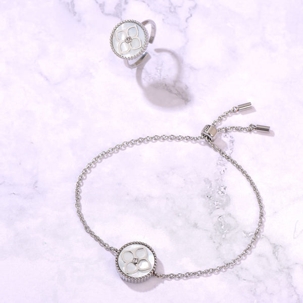 Minimalist Ameera Ring Premium Designer Jewelry with Crystals for