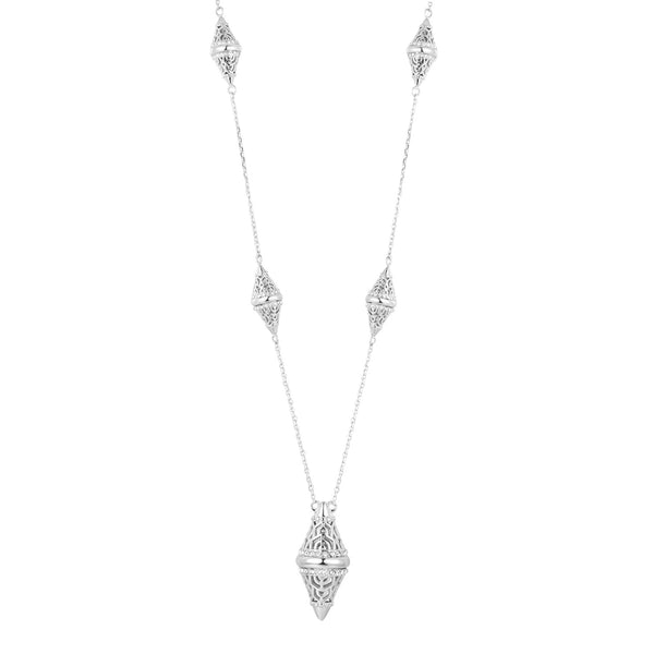 Lantern / Necklace Silver
