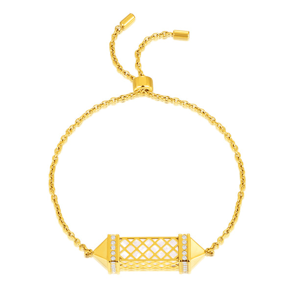 Tassel / Bracelet Pearl Gold