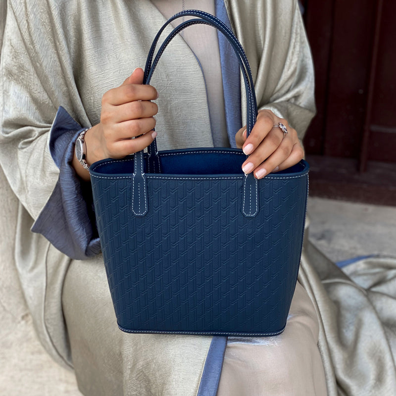 Mini Tote Bag / Navy