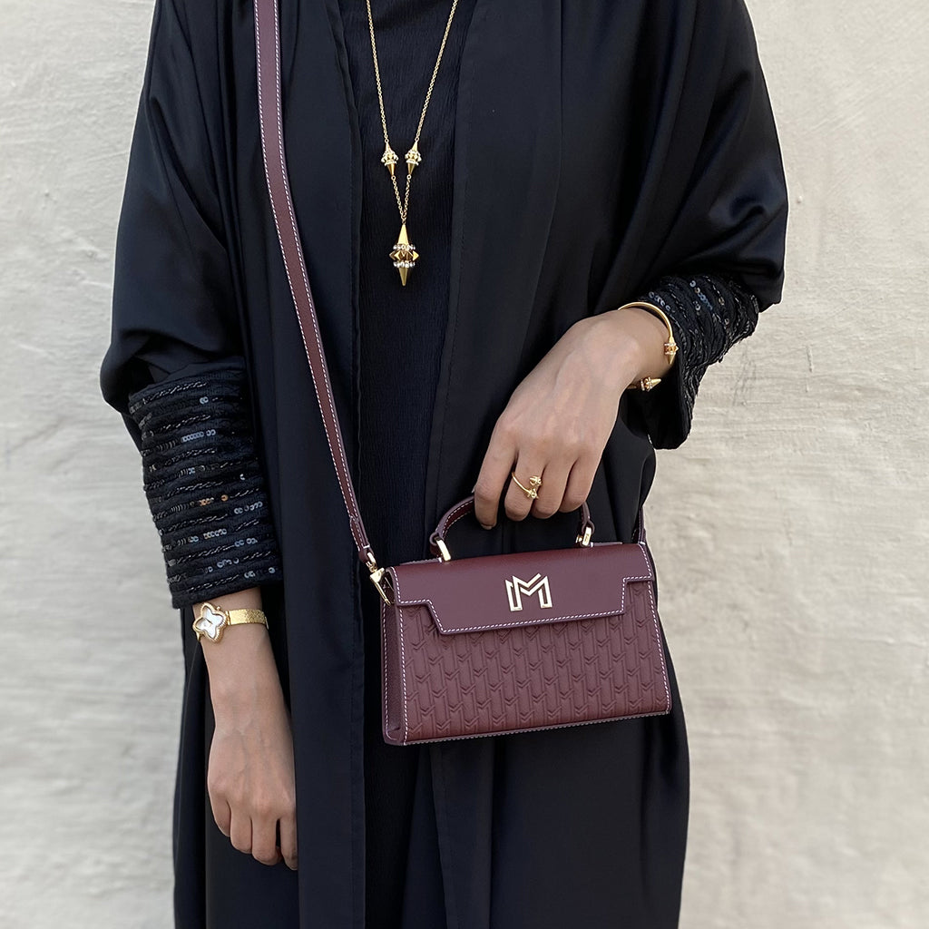 Hessa Handbag / Burgundy