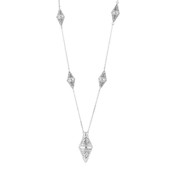 Lantern / Necklace Silver