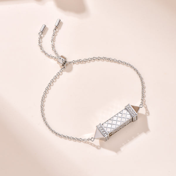 Tassel / Bracelet Pearl Silver