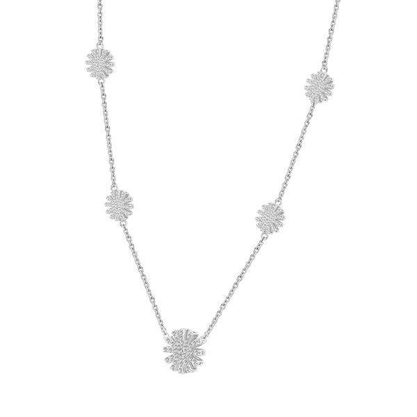 Charming Sunflower / Necklace Silver
