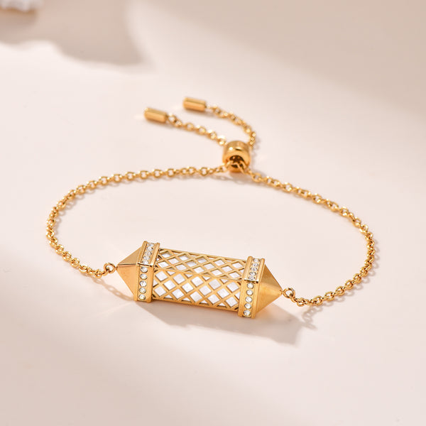 Tassel / Bracelet Pearl Gold