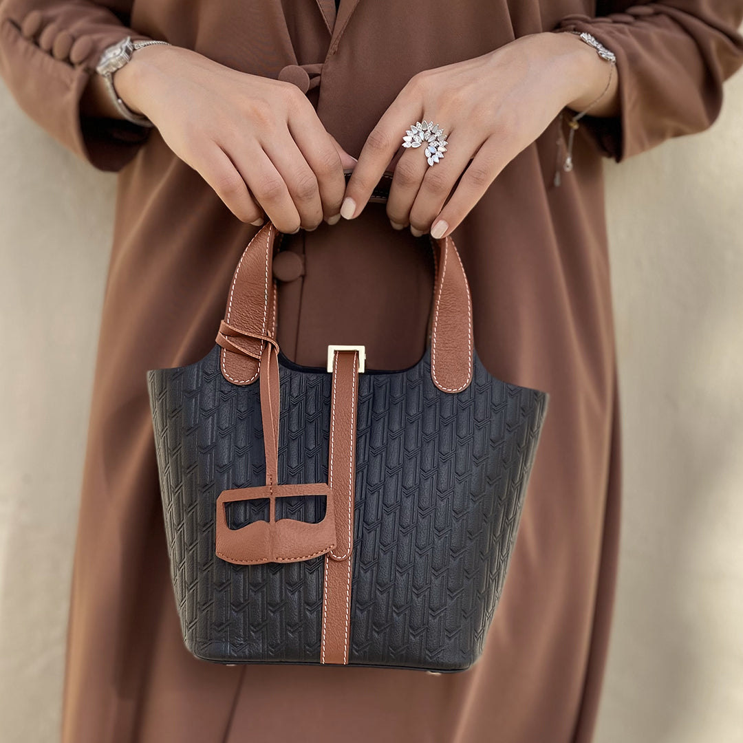 شنطة اليد اليازية / بورغندي