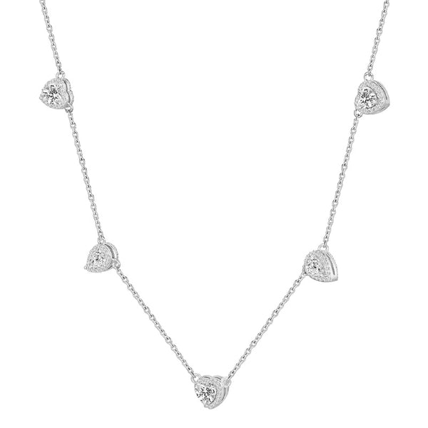 Charming Heart / Necklace Silver