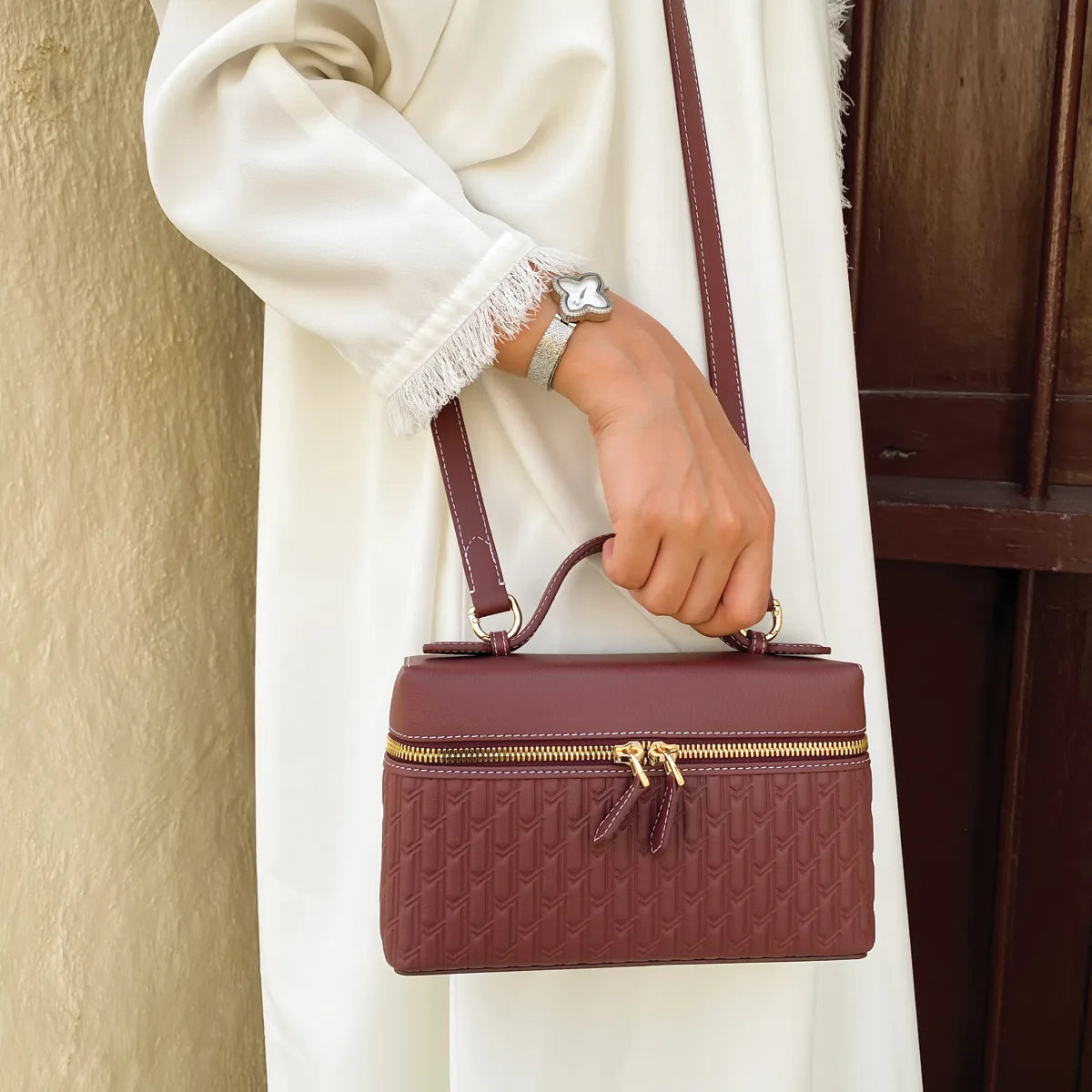 Maitha Handbag / Burgundy