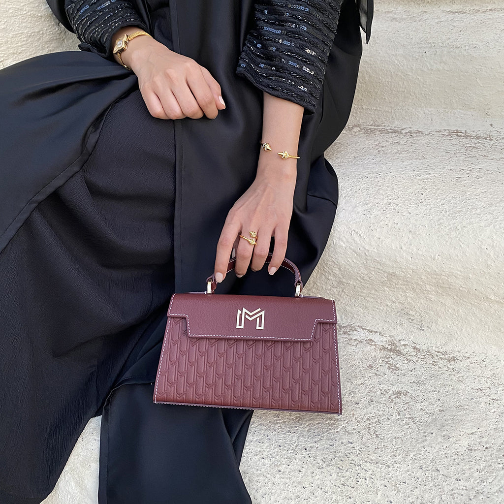 Hessa Handbag / Burgundy