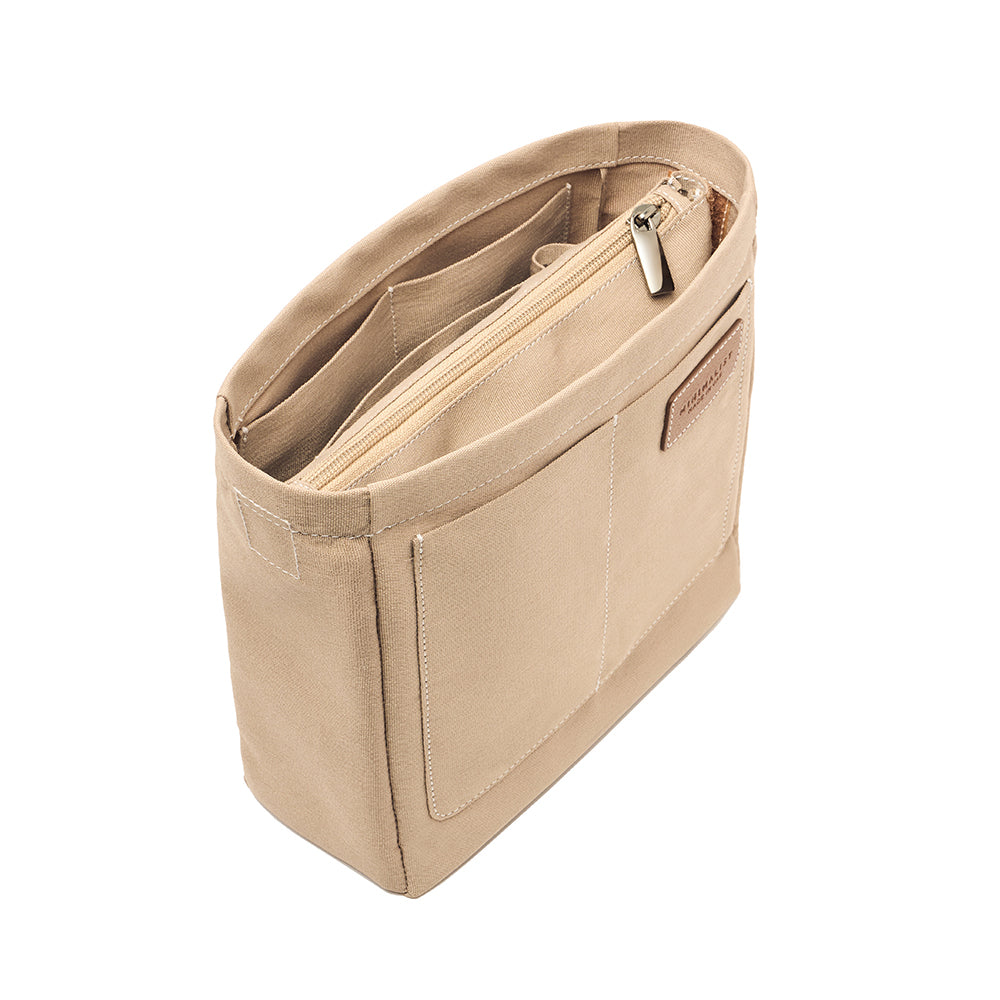 شنطة ميني توت / اسود مع تان