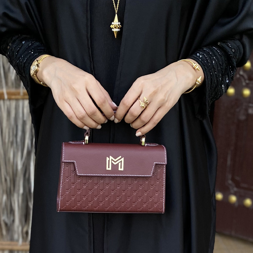 Hessa Handbag / Burgundy