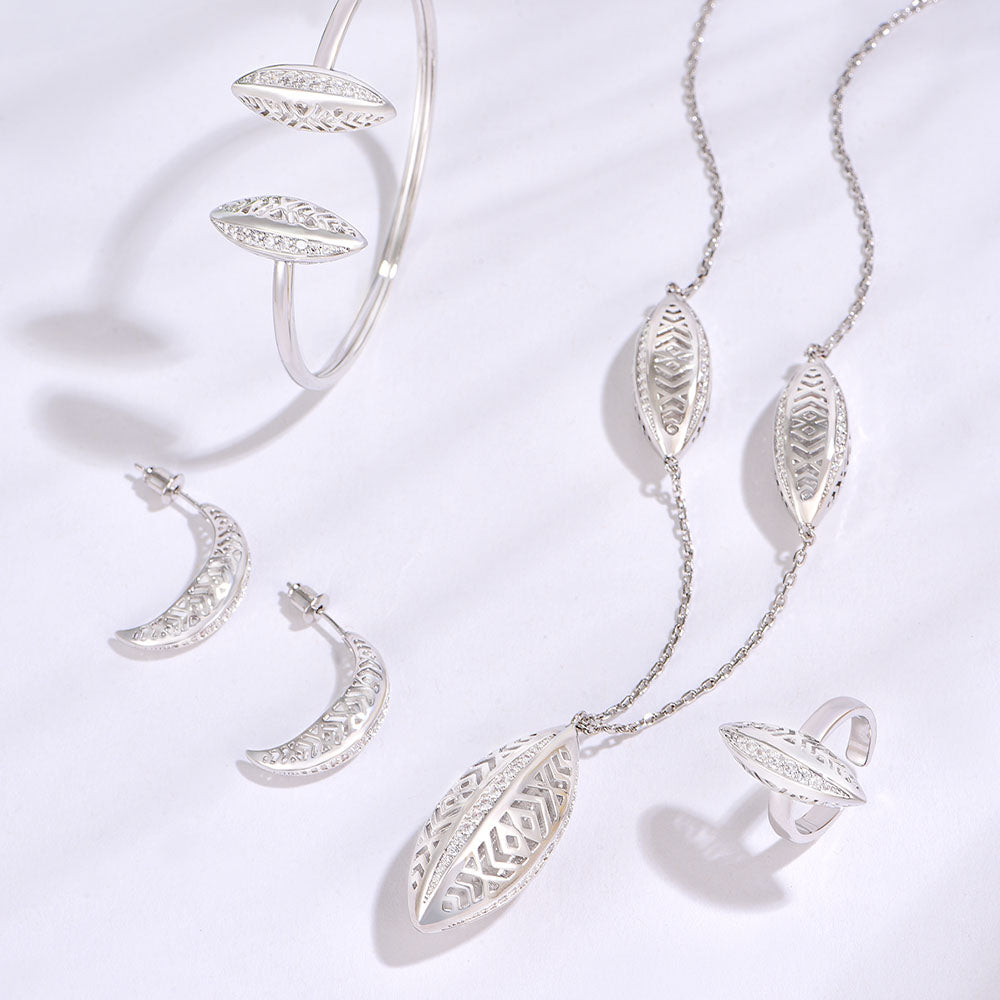 Leaf / Set Silver