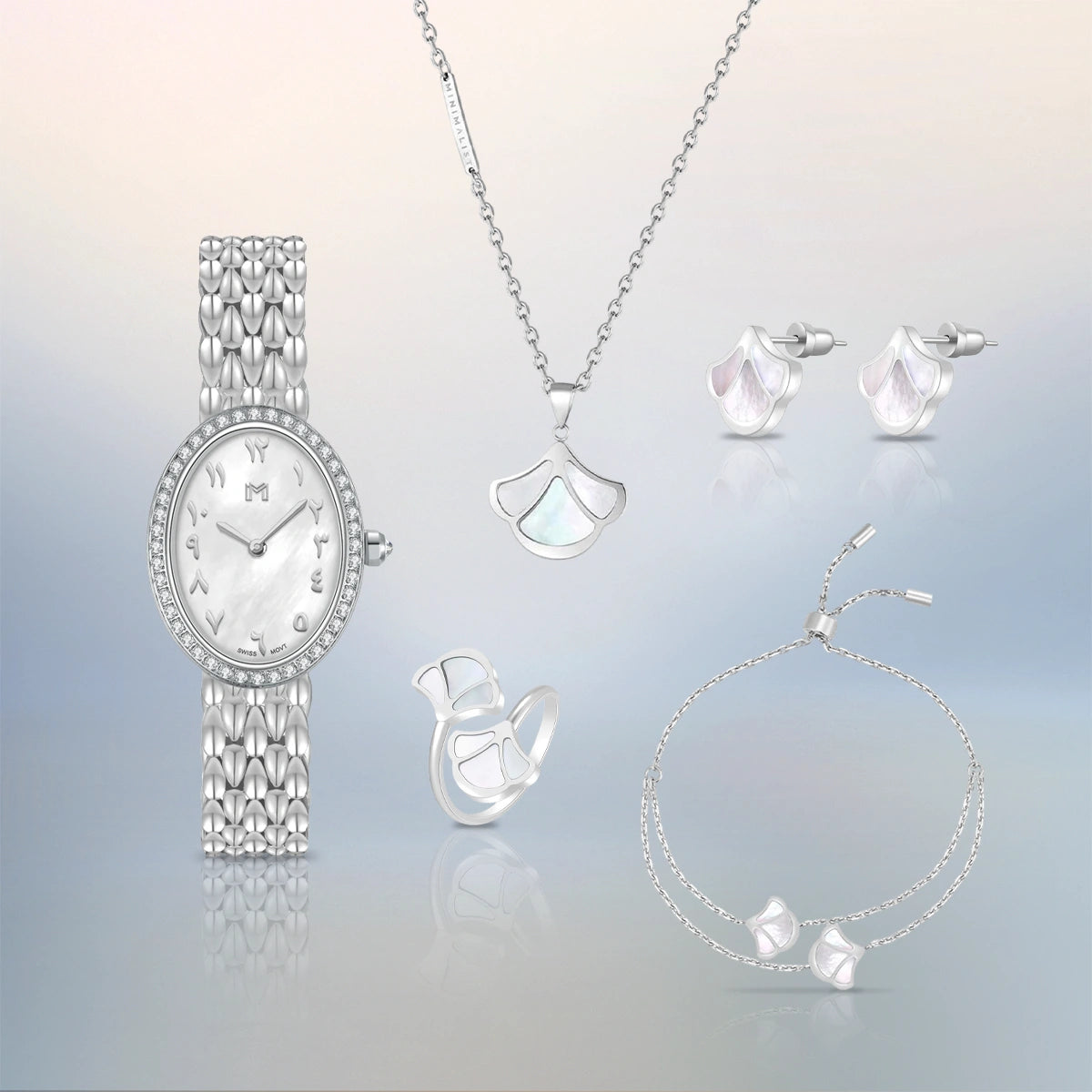 Abeer / Tulip Pearl Silver - Gift Set