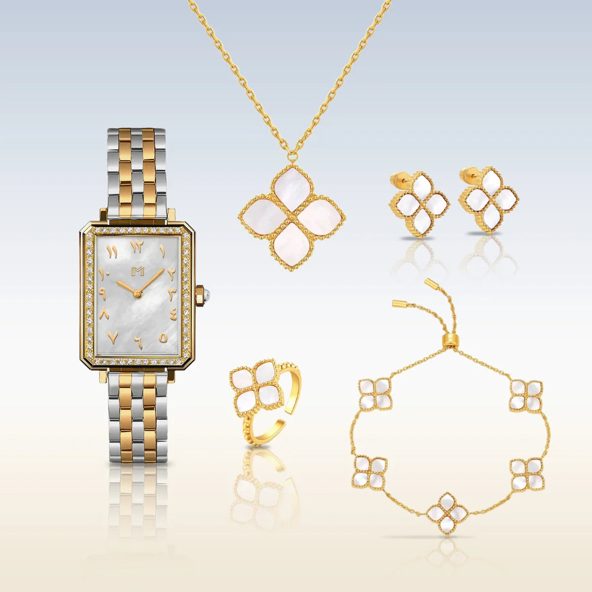 Amal / Joory Pearl Gold Set - Gift Set