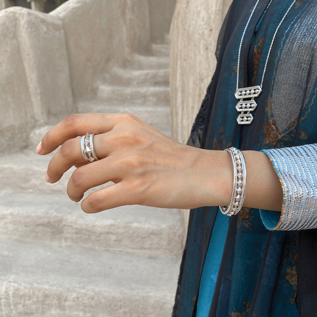 أناقة / خاتم فضي