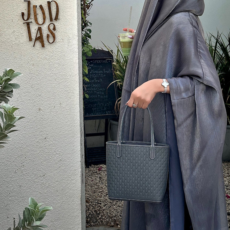 Mini Tote Bag / Grey