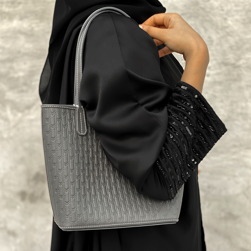 Mini Tote Bag / Grey