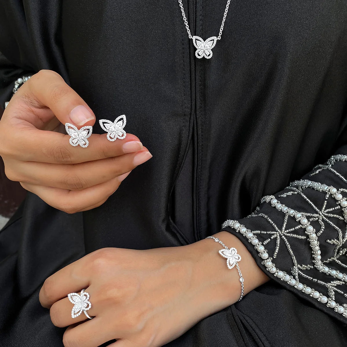 Butterfly / Set Silver