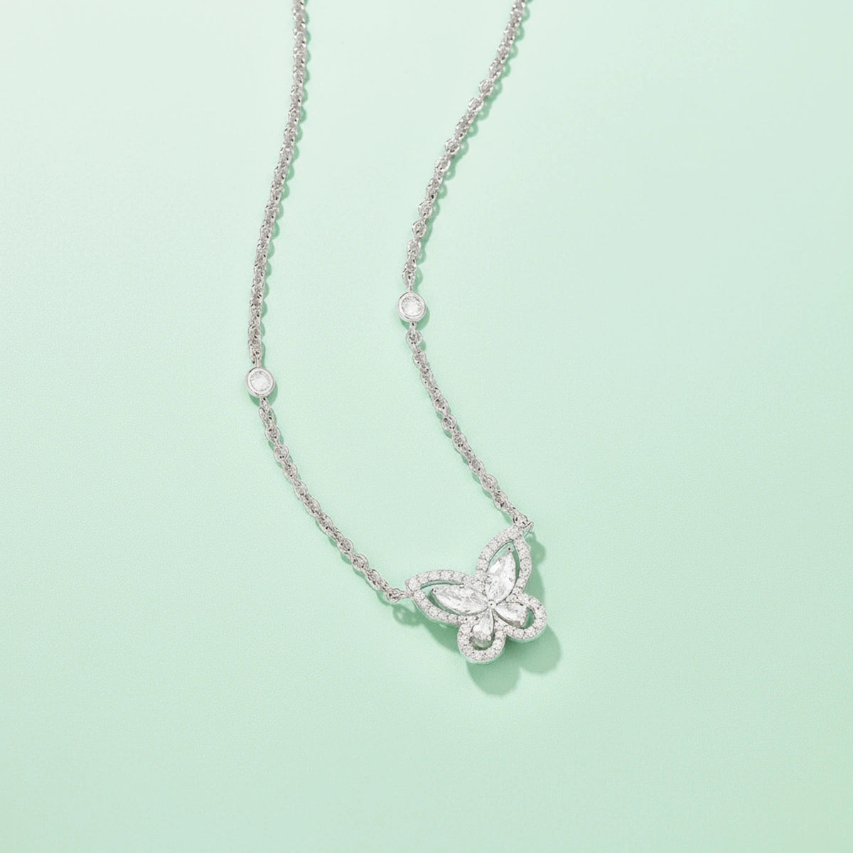 Butterfly / Necklace Silver