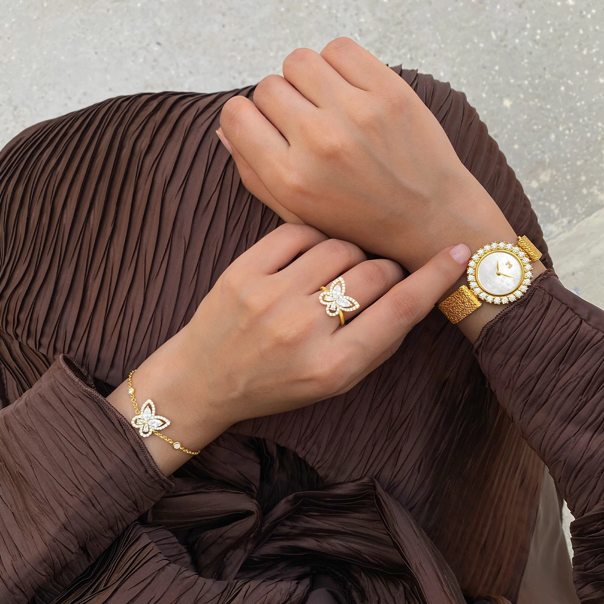 Butterfly / Ring Gold