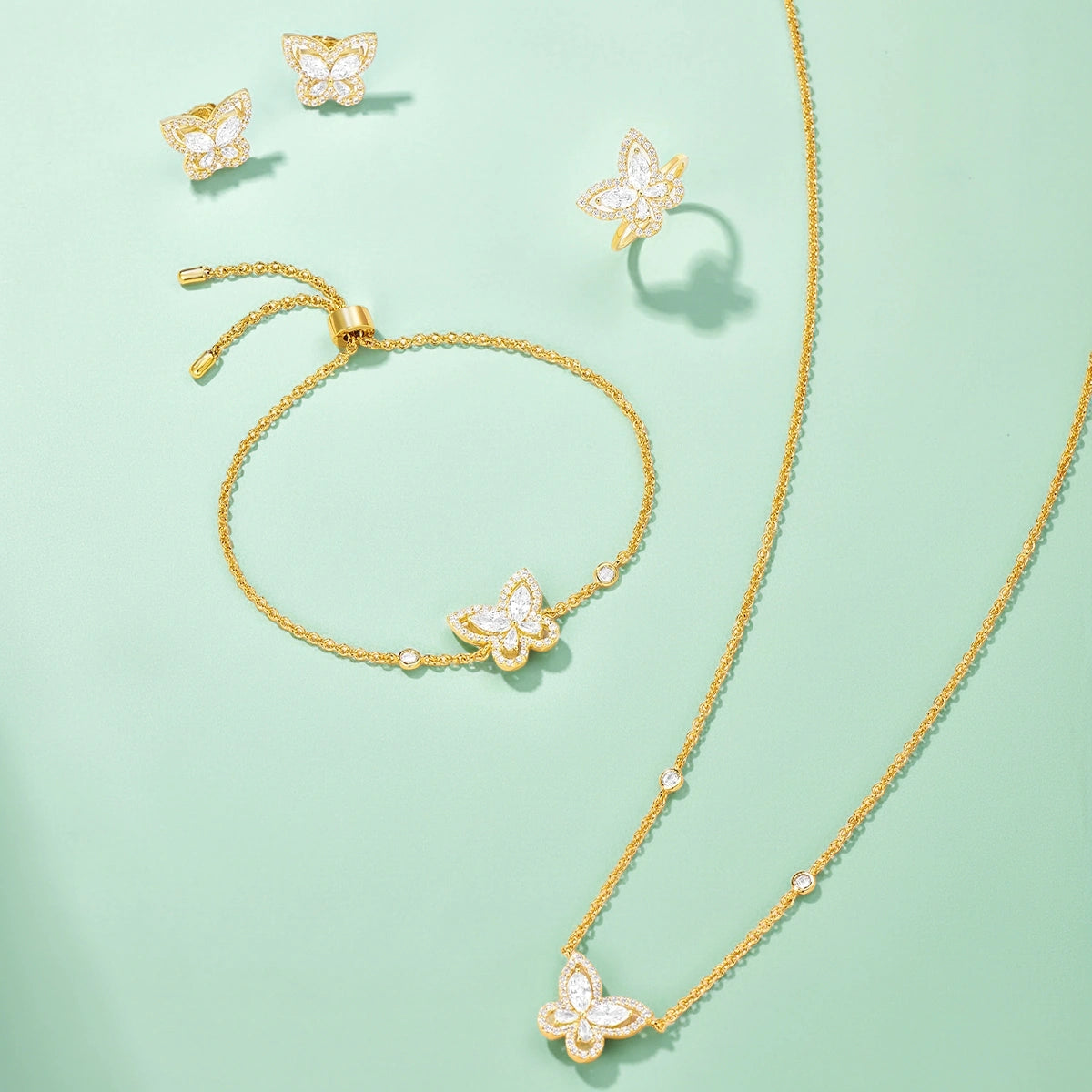 Butterfly / Set Gold