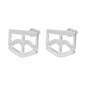 Burqa / Earrings Silver