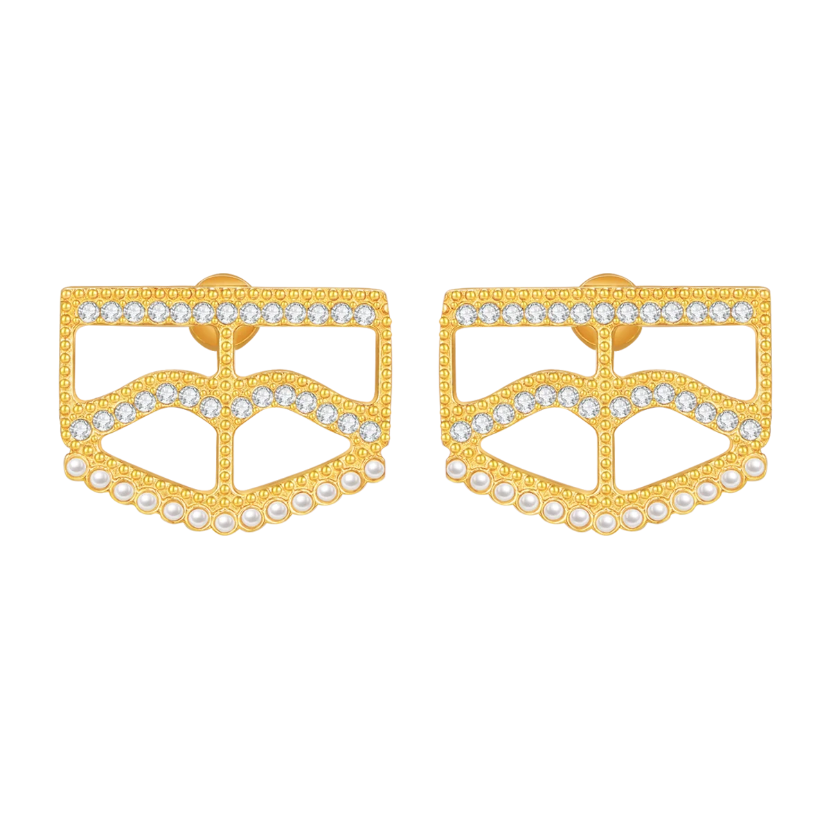 Burqa / Earrings Gold