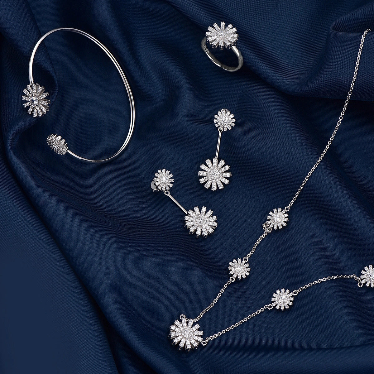 Charming Sunflower / Set Silver