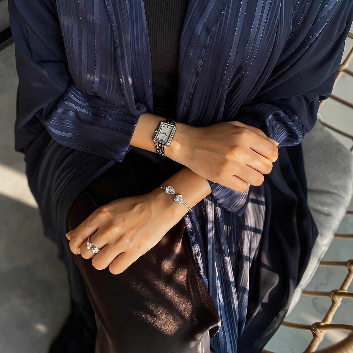 تشارمنق هارتس / خاتم باللون الفضي