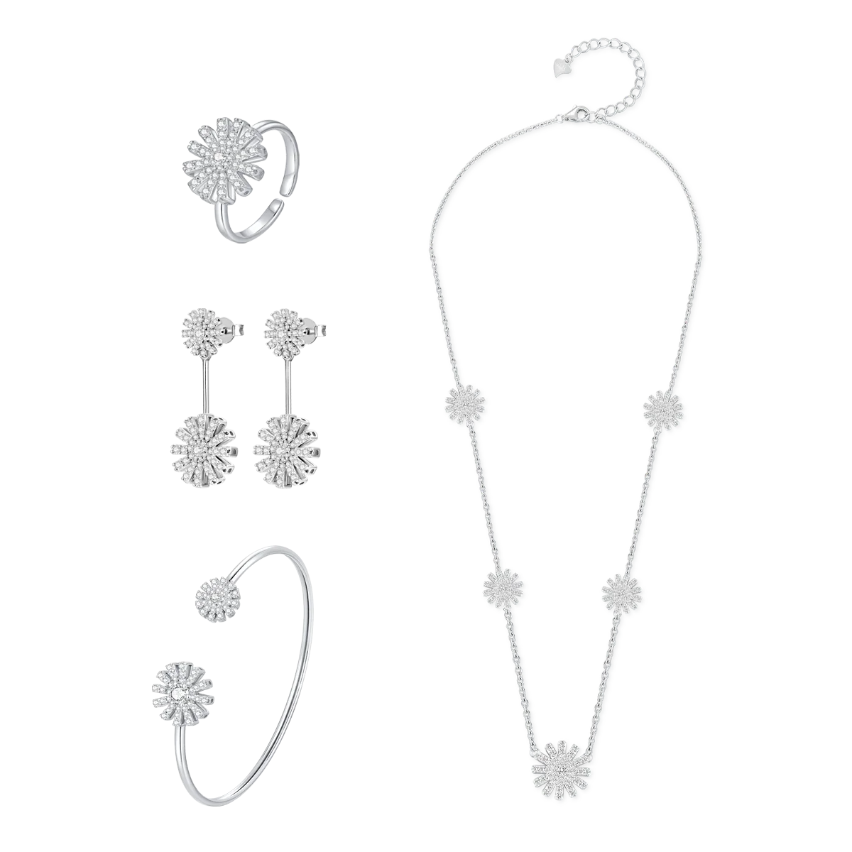 Charming Sunflower / Set Silver