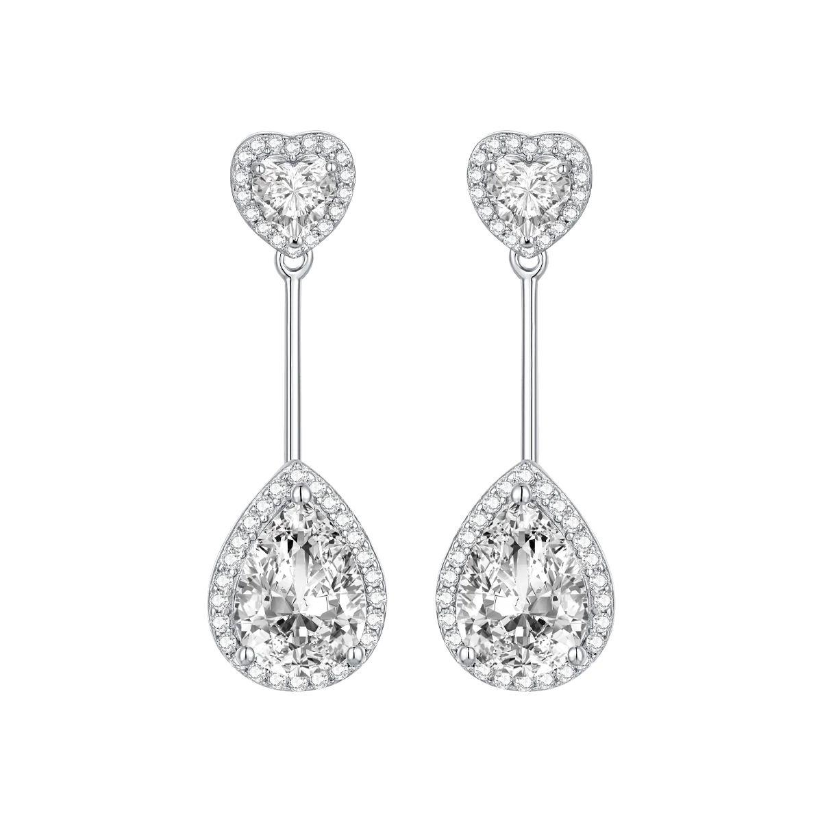 Charming Heart / Earrings Silver